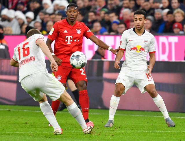 Lukas Klostermann, David Alaba and Tyler Adams.