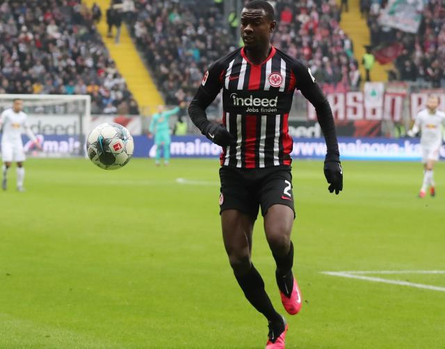 Evan Ndicka had an excellent game for Frankfurt.