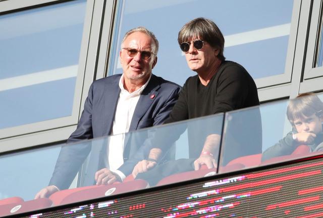 Karl-Heinz Rummenigge and Joachim Löw.