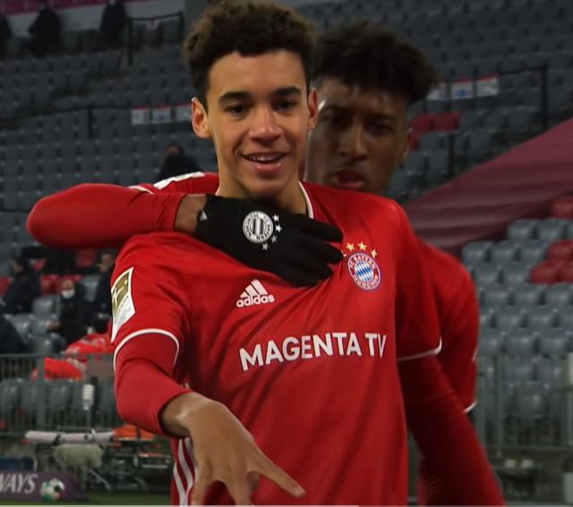 Bayern star Jamal Musiala.