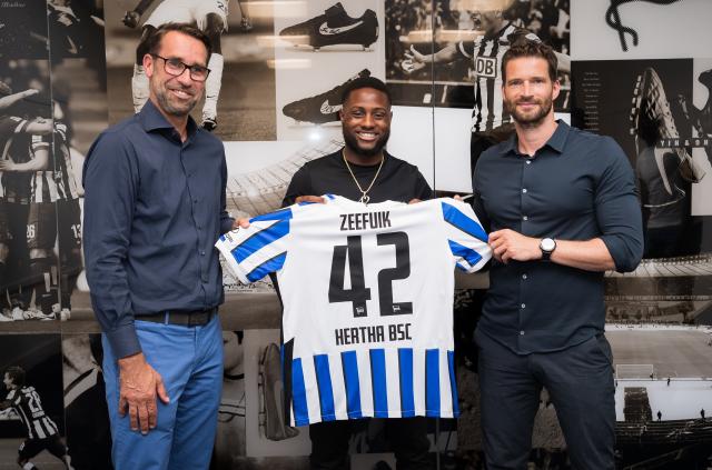 Deyovaisio Zeefuik joined Hertha in the summer of 2020.