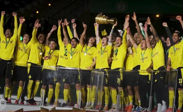 El Dortmund ganó la DFB-Pokal en la temporada 2020/21. 