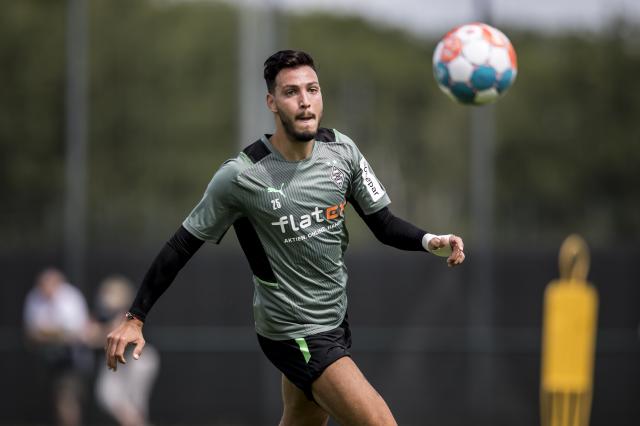 Ramy Bensebaini is in line to start his fourth game in a row for Gladbach.