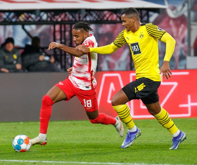 Christopher Nkunku and Manuel Akanji.