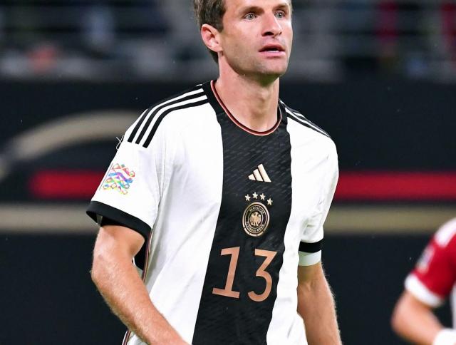 Goalscorer Thomas Müller.