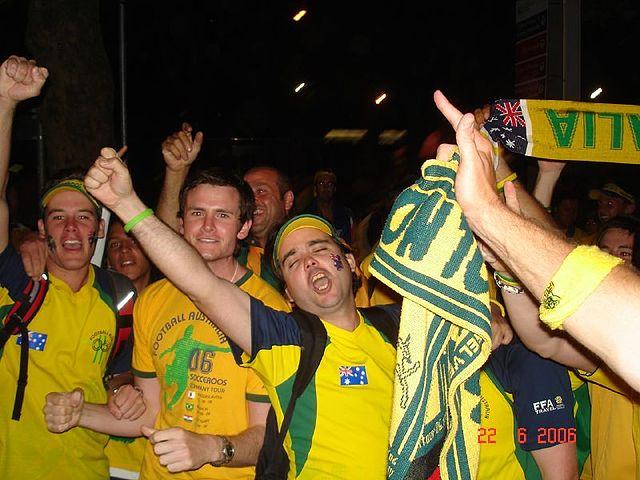 Australian Socceroo fans 