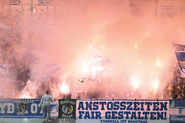 Hoffenheim fans against Heidenheim