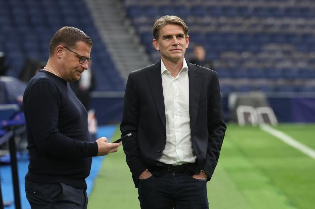 Bayern bosses Max Eberl and Christoph Freund.