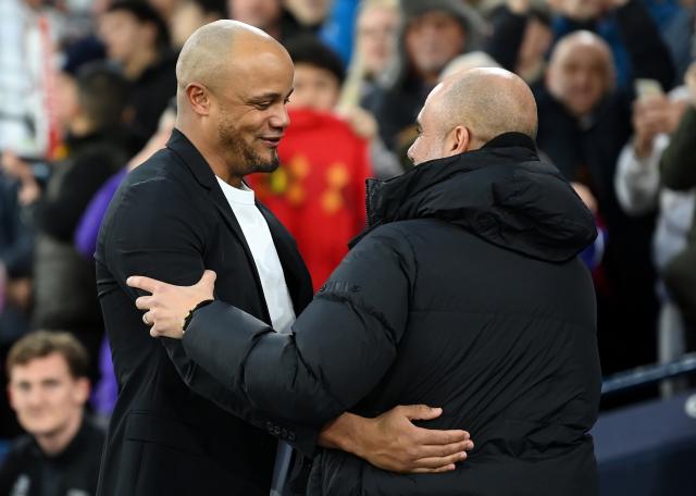 Vincent Kompany's Bayern could face Pep Guardiola's Man CIty