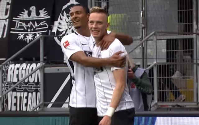 Sebastien Haller (left).