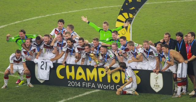 Germany won the World Cup in 2014.