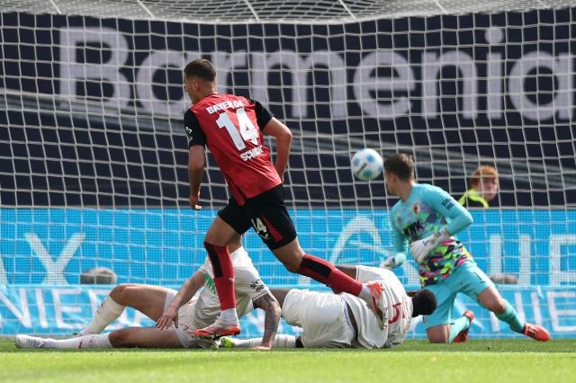 Patrik Schick scored for Leverkusen Patrik Schick scored for Leverkusen