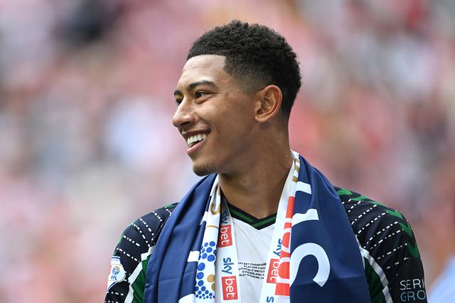 Jobe Bellingham after securing promotion with Sunderland.