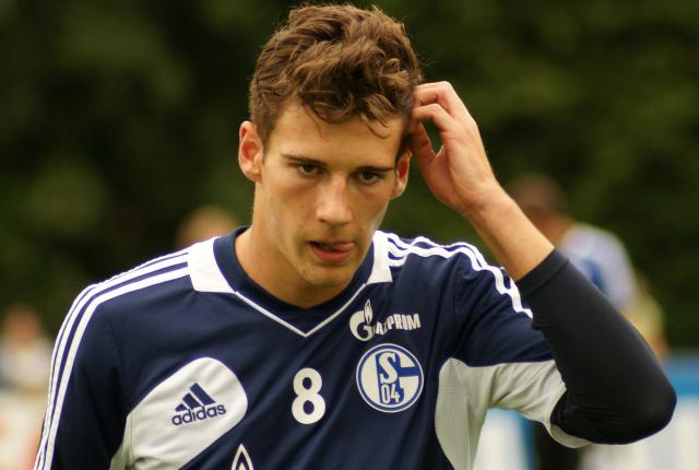 Leon Goretzka while playing for Schalke 04.