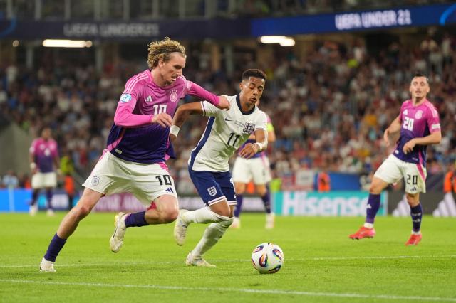 Nick Woltemade against England.