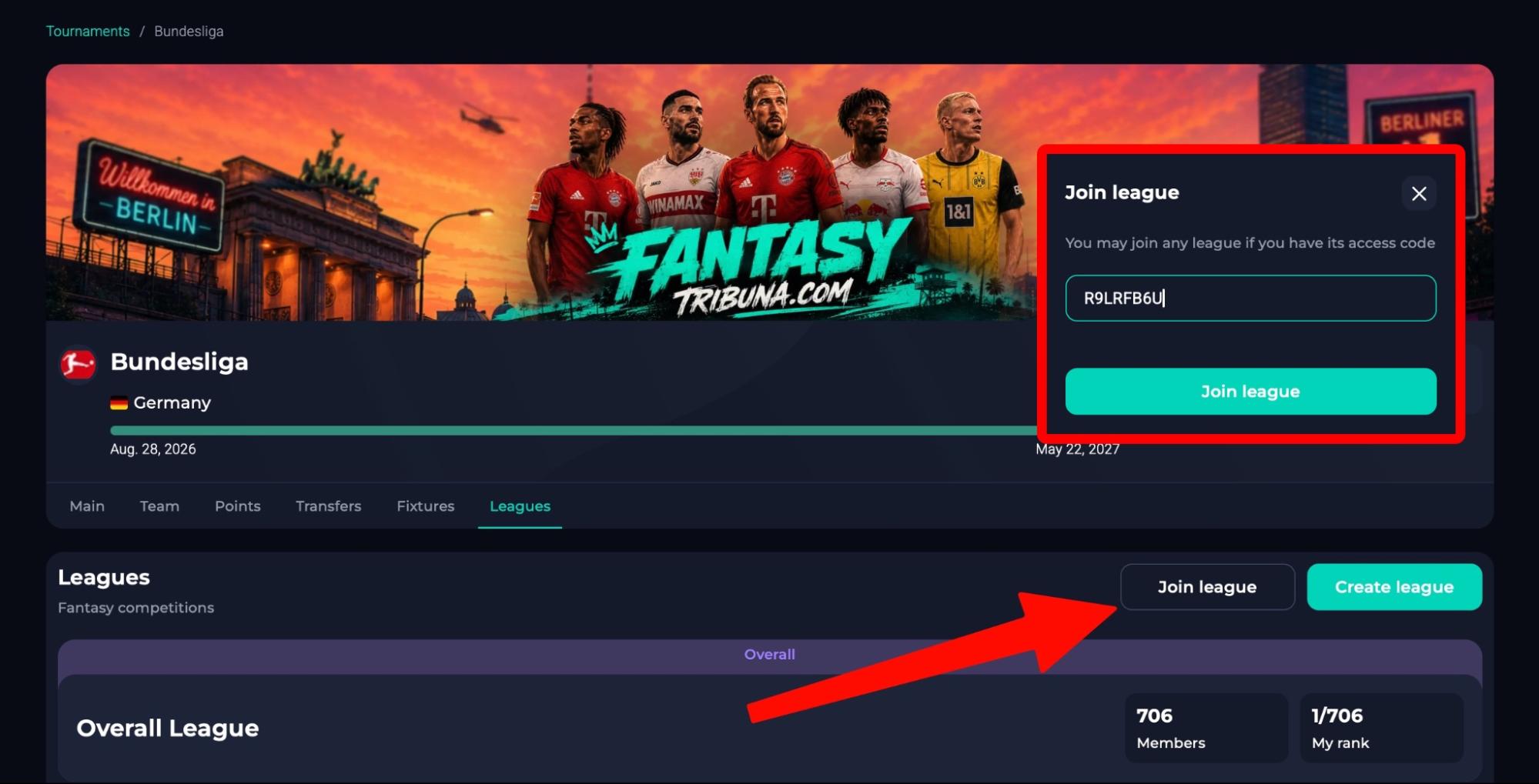 Tribuna Bundesliga Fantasy