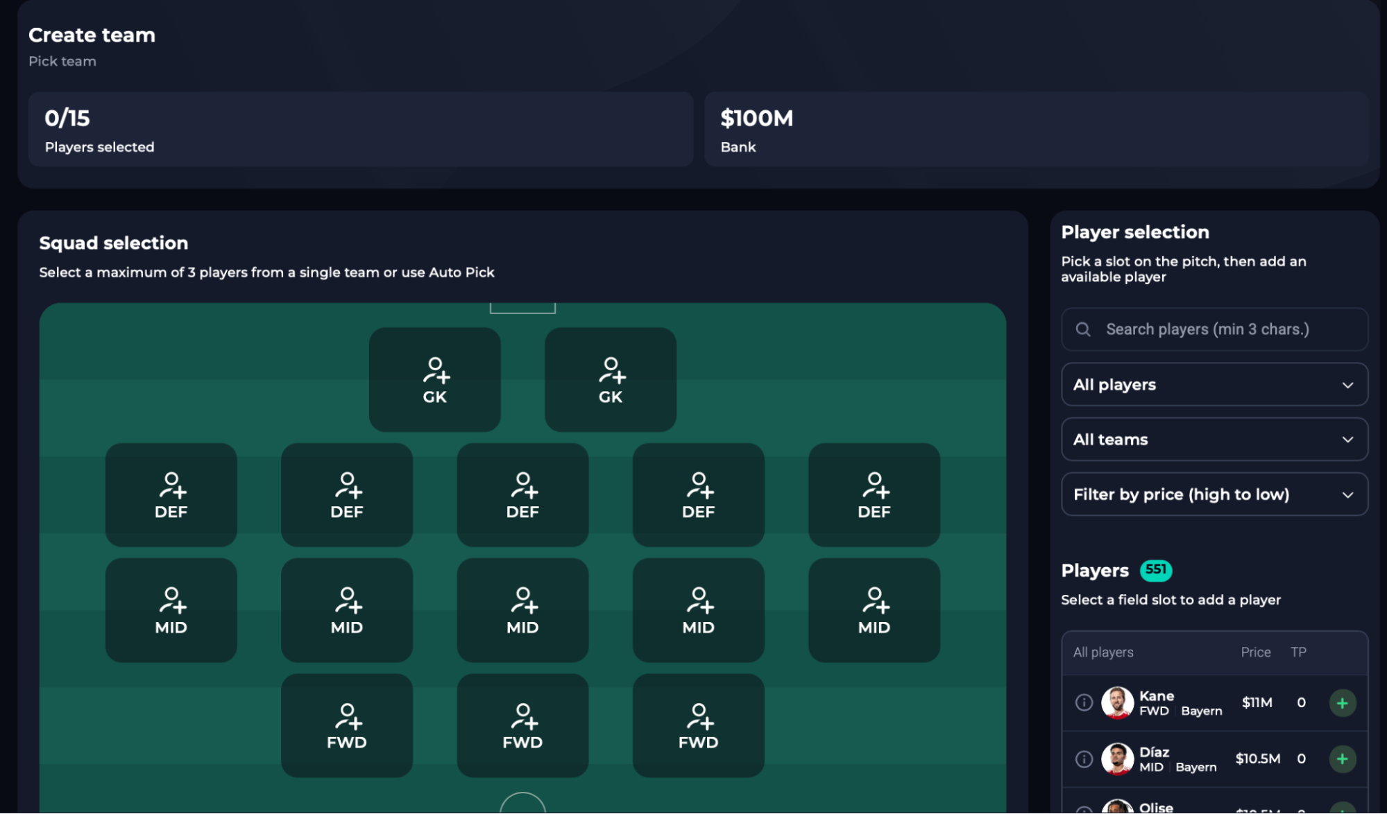 Tribuna Bundesliga Fantasy